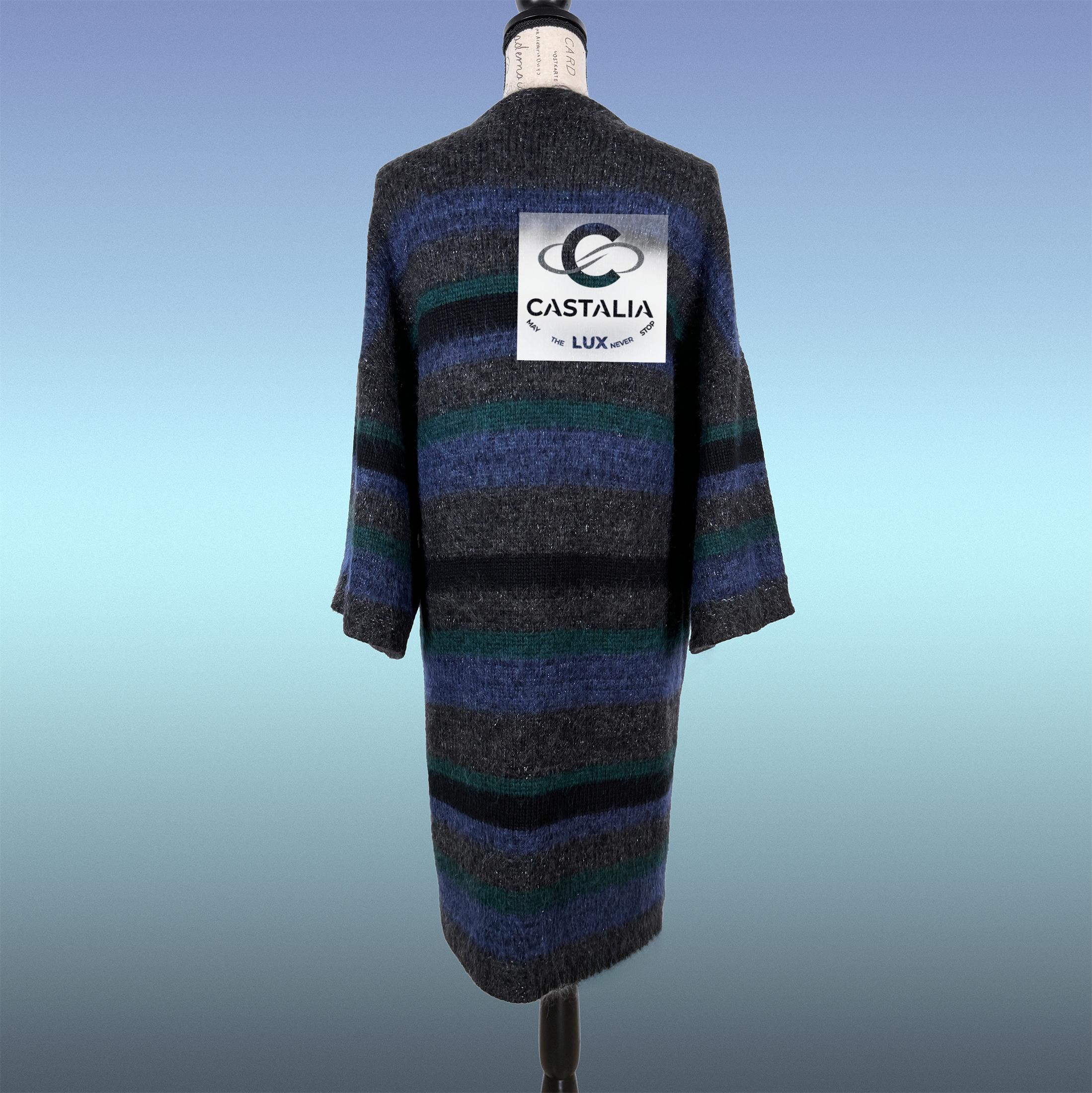 Chanel 8K$ Parigi / Edinrbguh Cappotto in cashmere rilassato 42 FR in vendita 7