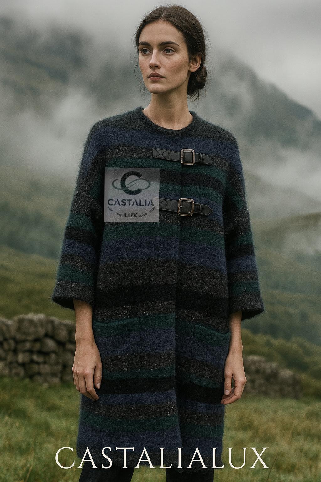 CHANEL 8K$ Paris / Edinrbguh Relaxed Cashmere Coat 42 FR For Sale 5