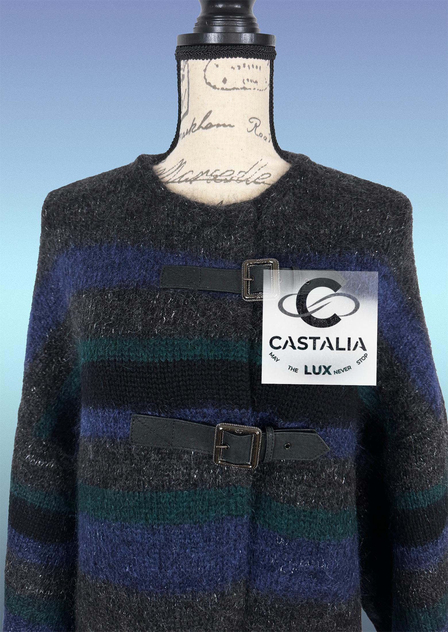 Chanel 8K$ Parigi / Edinrbguh Cappotto in cashmere rilassato 42 FR in vendita 1