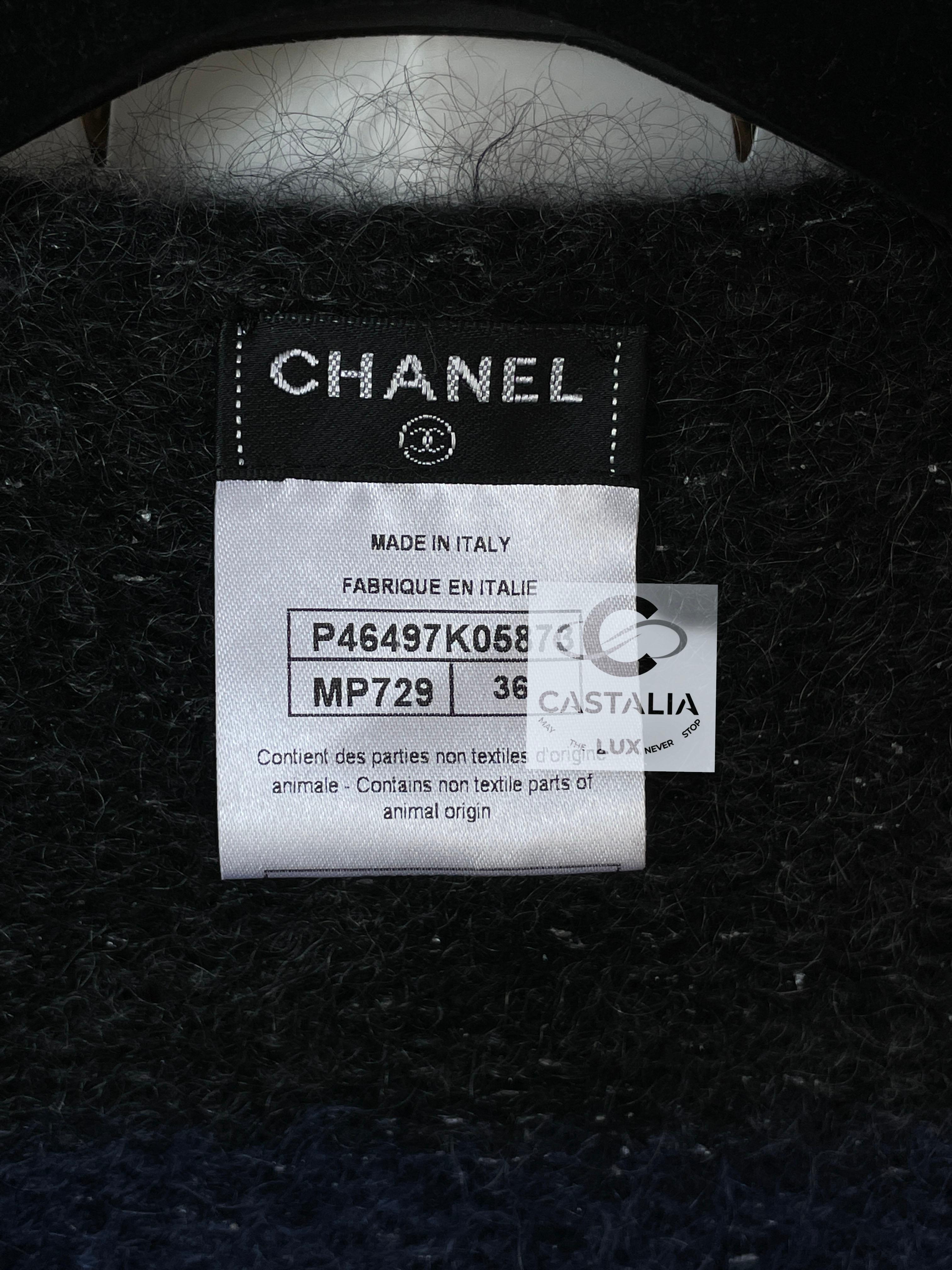 Chanel 8K$ Runway Cashmere Coat 38 FR 6
