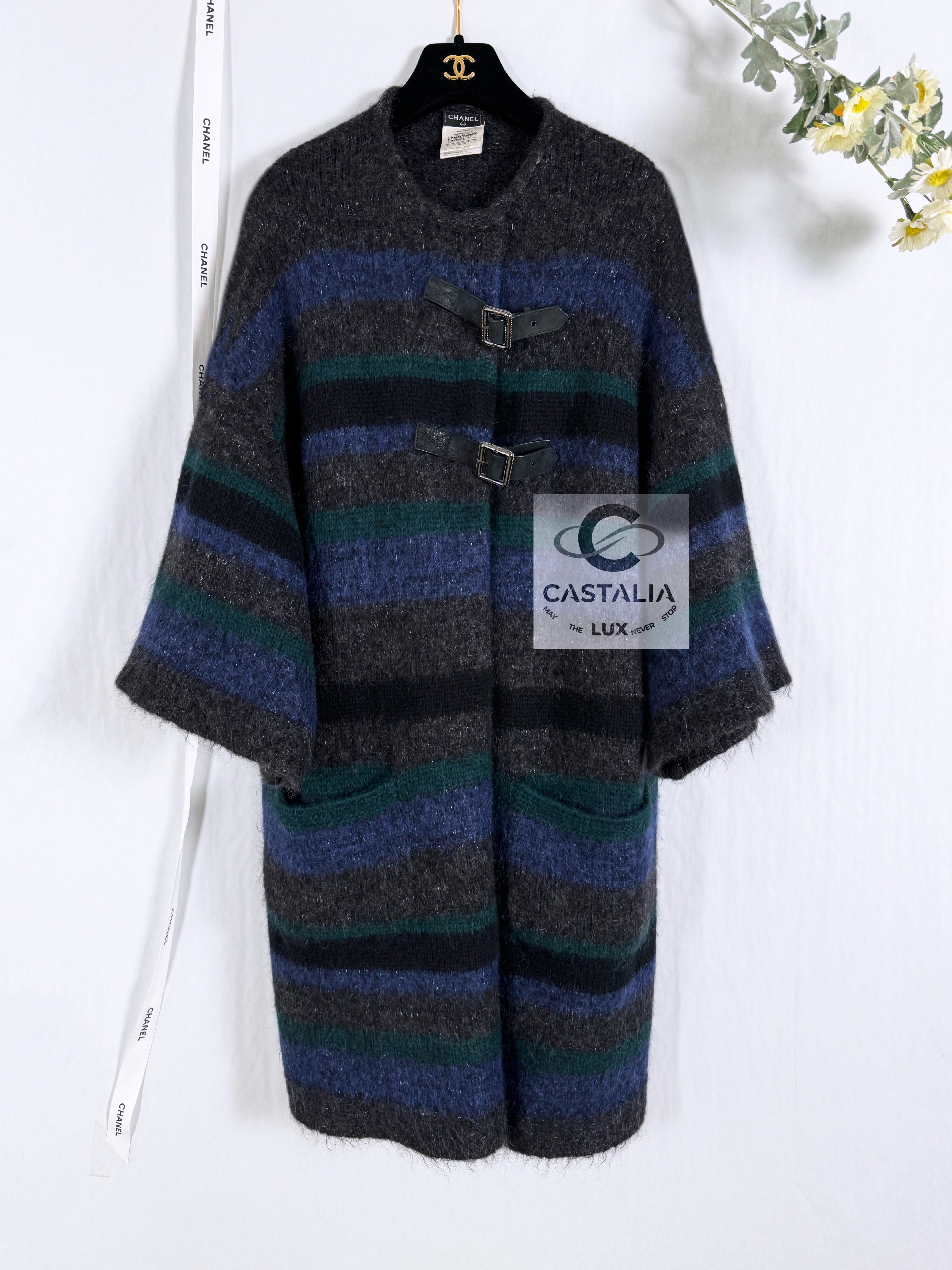 Chanel 8K$ Runway Cashmere Coat 38 FR In Excellent Condition In Dubai, AE