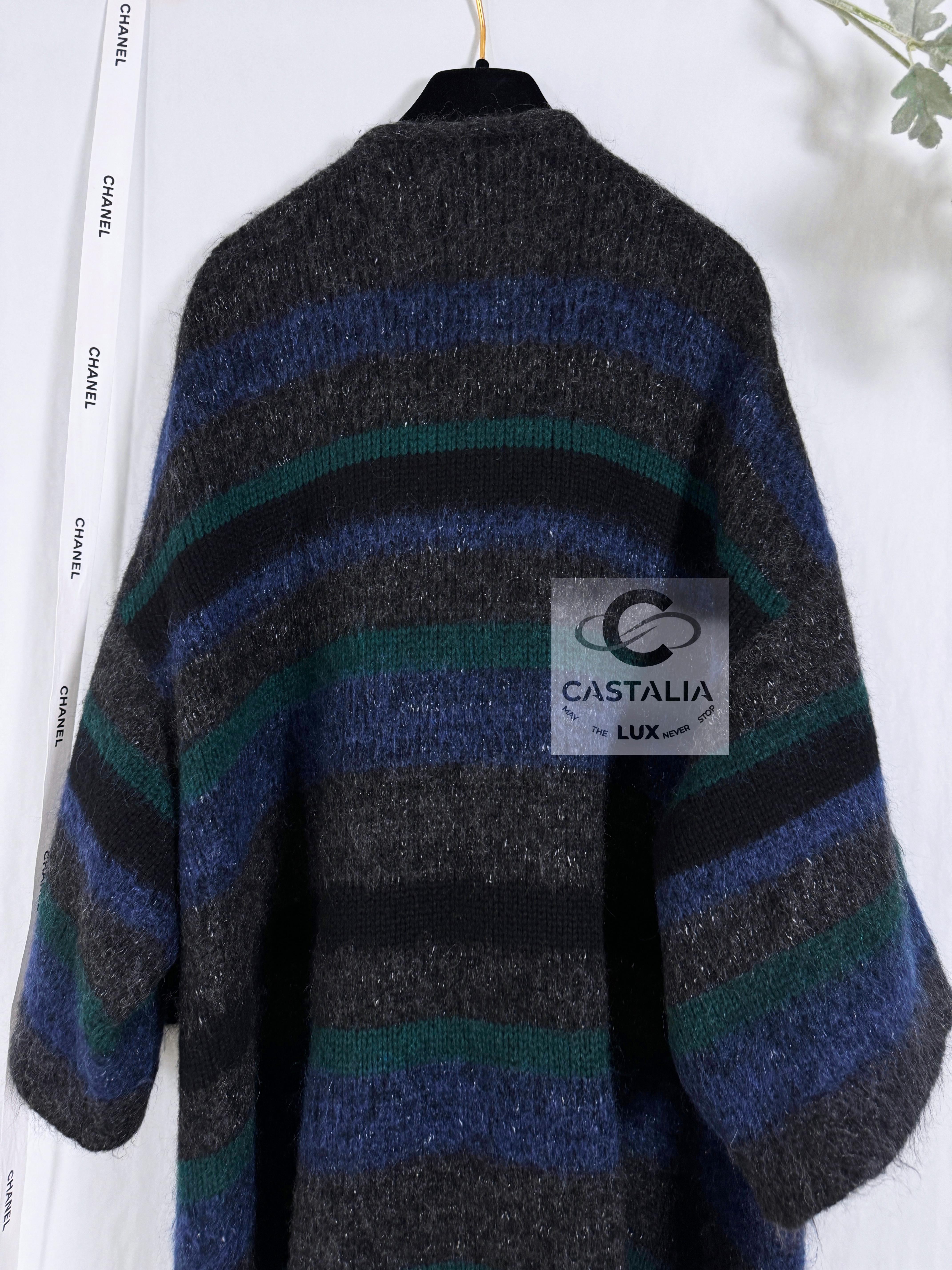 Chanel 8K$ Runway Cashmere Coat 38 FR 2