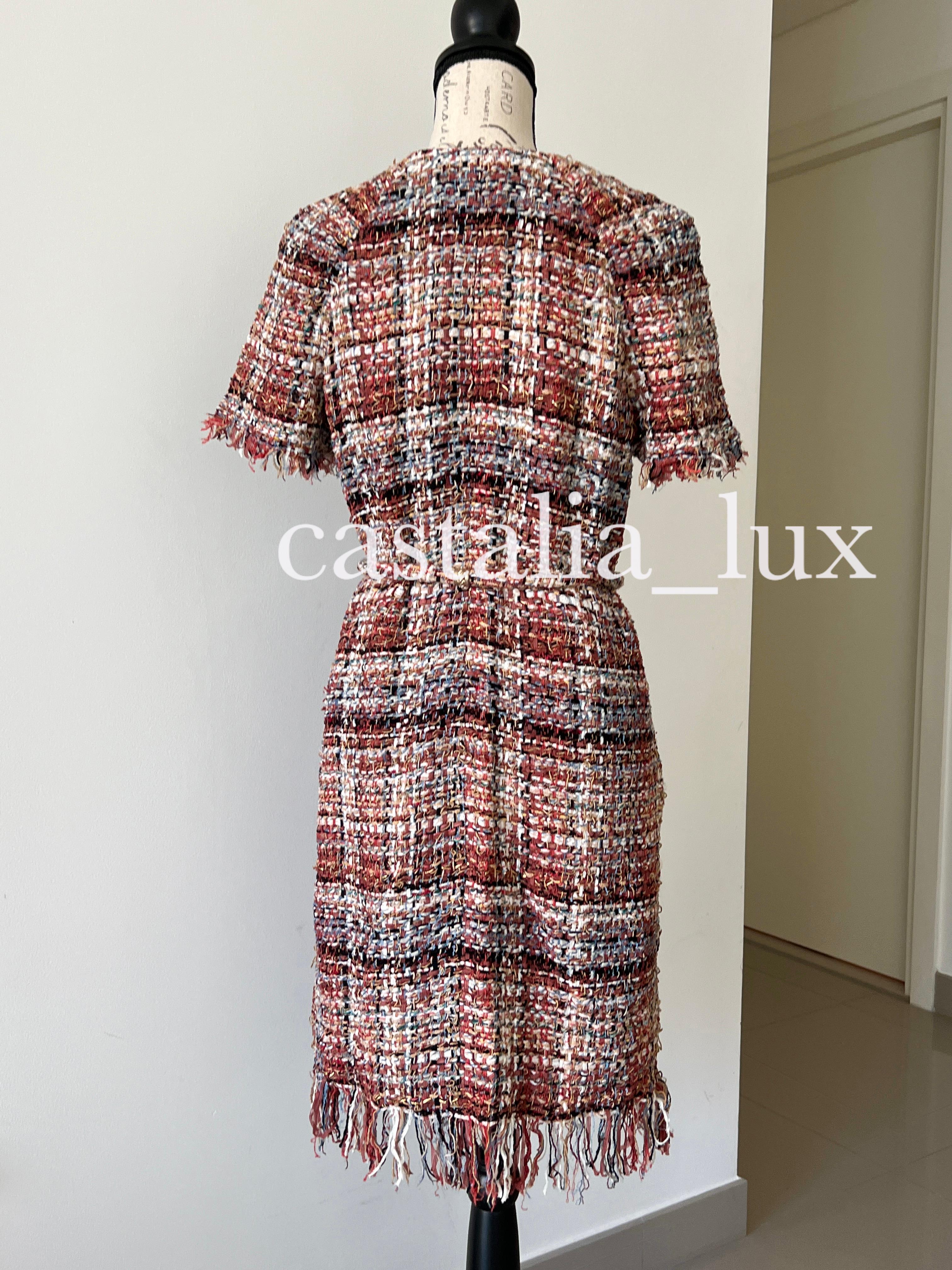 Chanel 8K$ Runway Lesage Tweed Dress 6