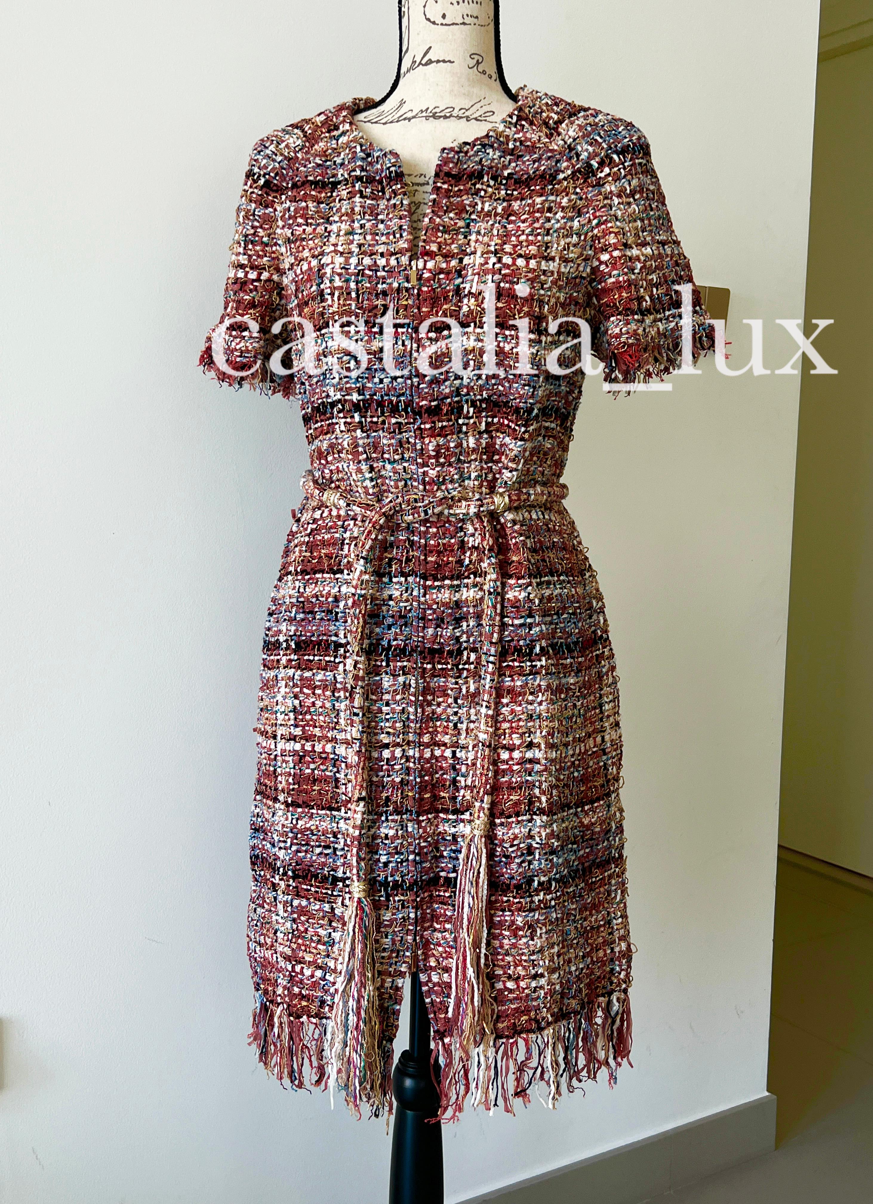 Chanel 8K$ Runway Lesage Tweed Dress 1