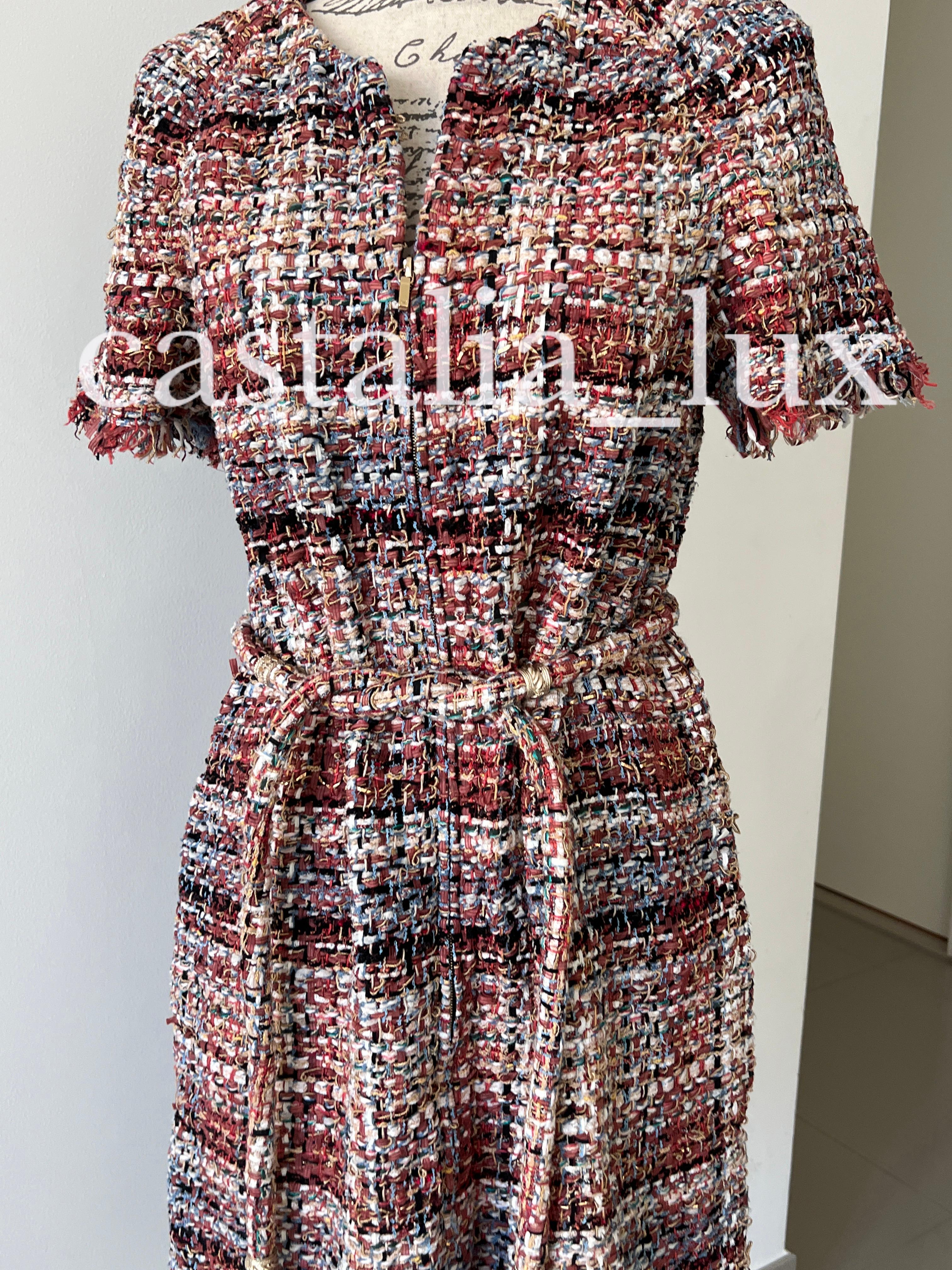 Chanel 8K$ Runway Lesage Tweed Dress 2