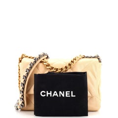 Chanel 9 Flap Bag Quilted Leather Medium