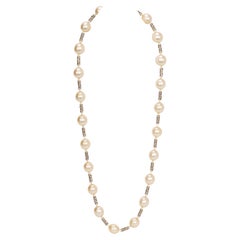 Chanel 90 Gripoix Pearl Sautoir Necklace