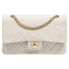 Chanel 90s Ivory Medium Double Flap Bag