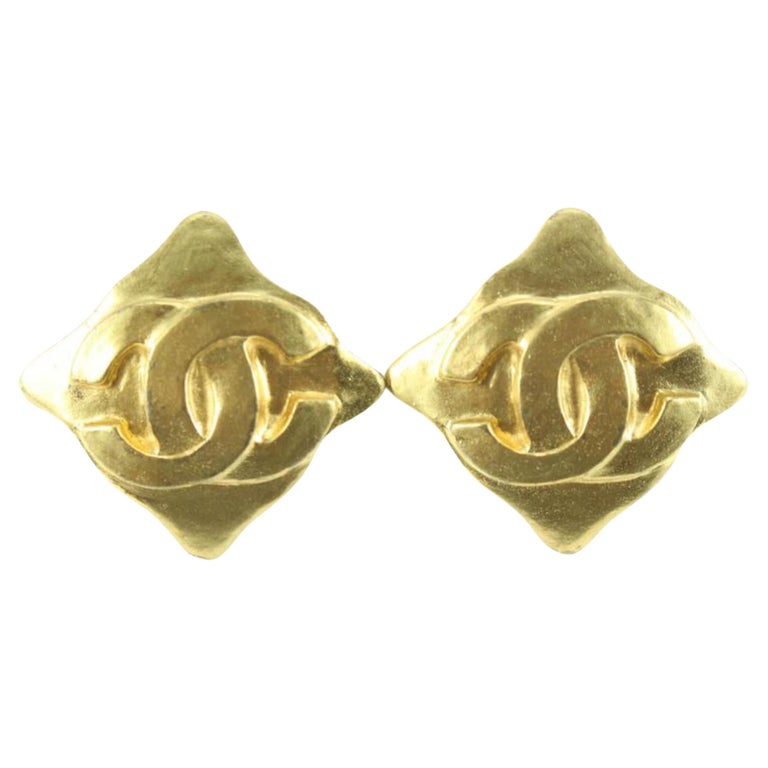 authentic vintage chanel earrings