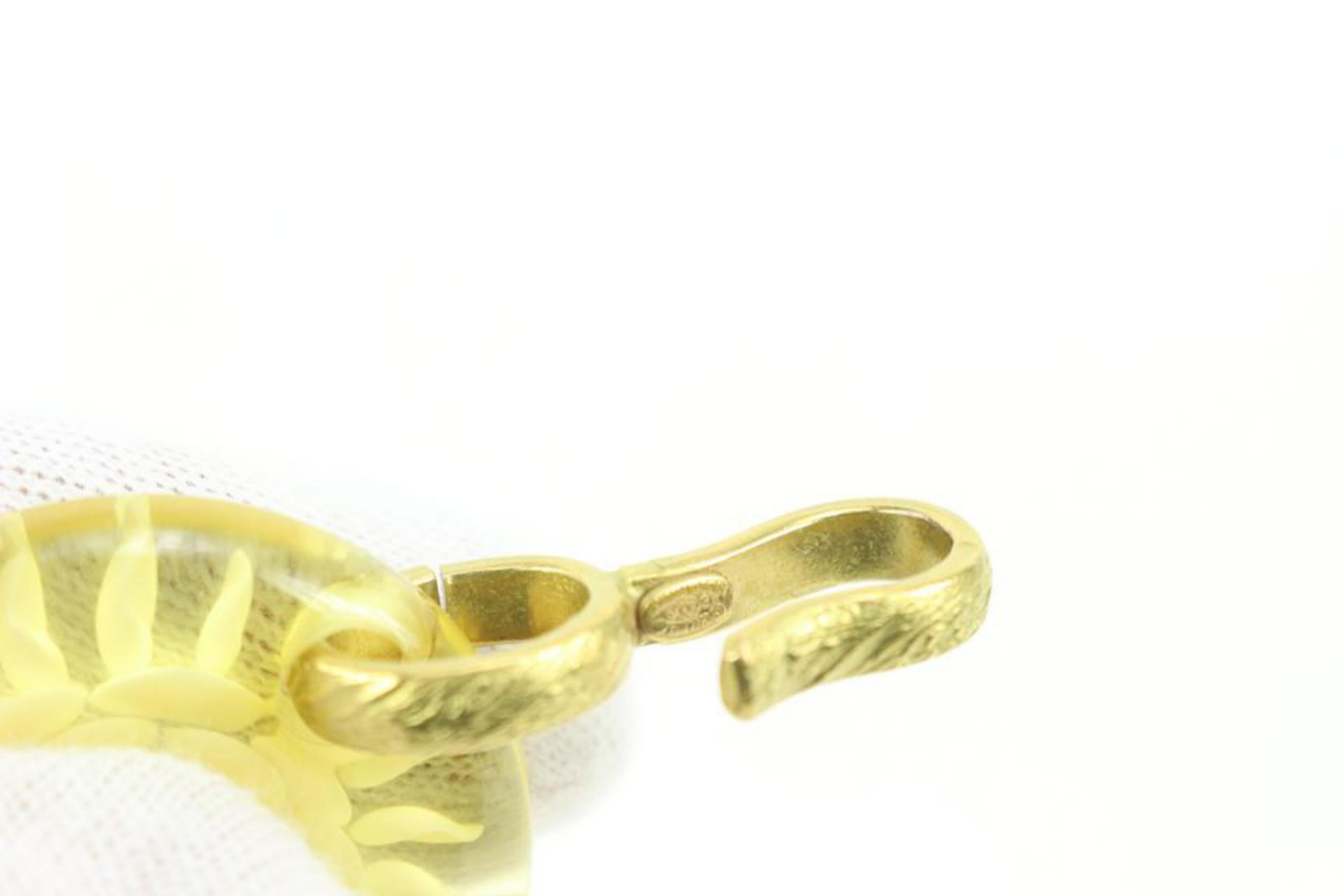 Chanel 95C Klar x Gold CC Kette Gürtel Halskette 2way 89cz425s (Grau) im Angebot