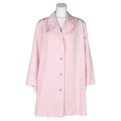 Chanel 96P Baby Pink Silk Evening/Swing Coat