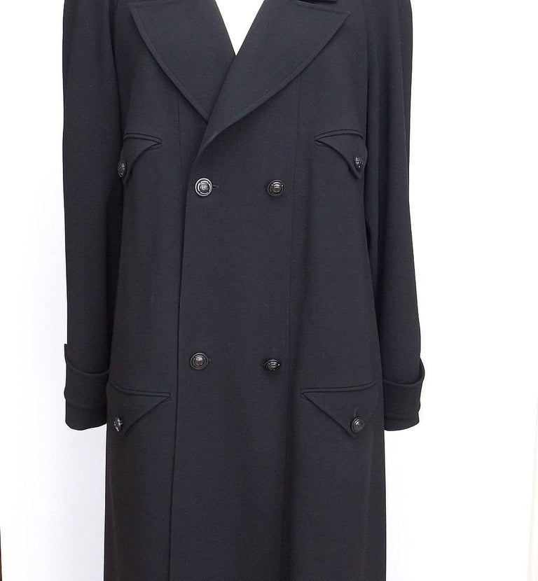 Chanel 97A Coat Trench Inspired Wool Chic 40 / 8 at 1stDibs