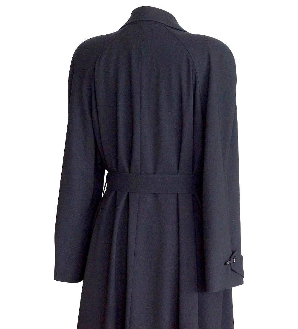 Chanel 97A Coat Trench Inspired Wool Chic 40 / 8 3