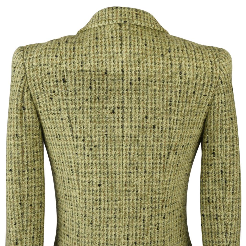 Chanel 97A Jacket  Divine Fresh Green Tweed  34 / 4 For Sale 2