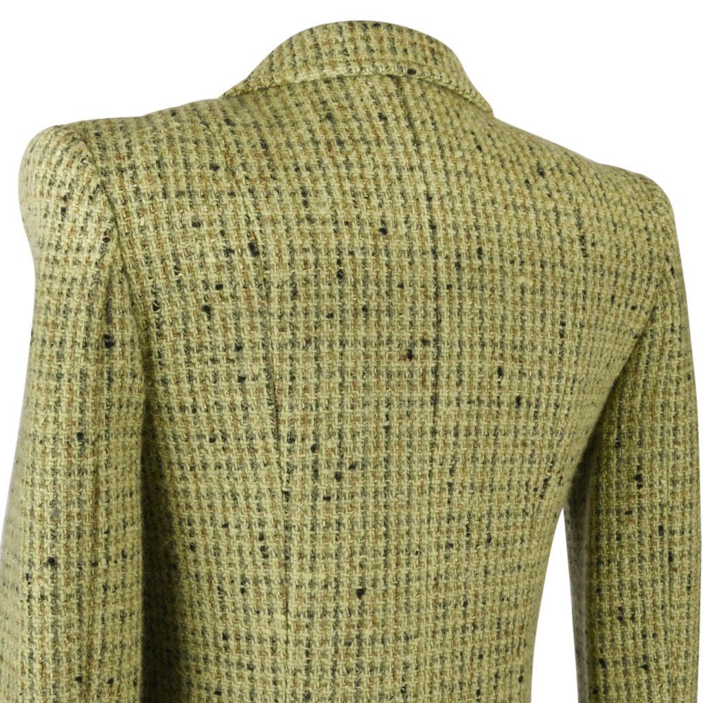 Chanel 97A Jacket  Divine Fresh Green Tweed  34 / 4 For Sale 4
