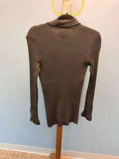 Chanel 97C Rare Silver Button Cardigan Fr 40
