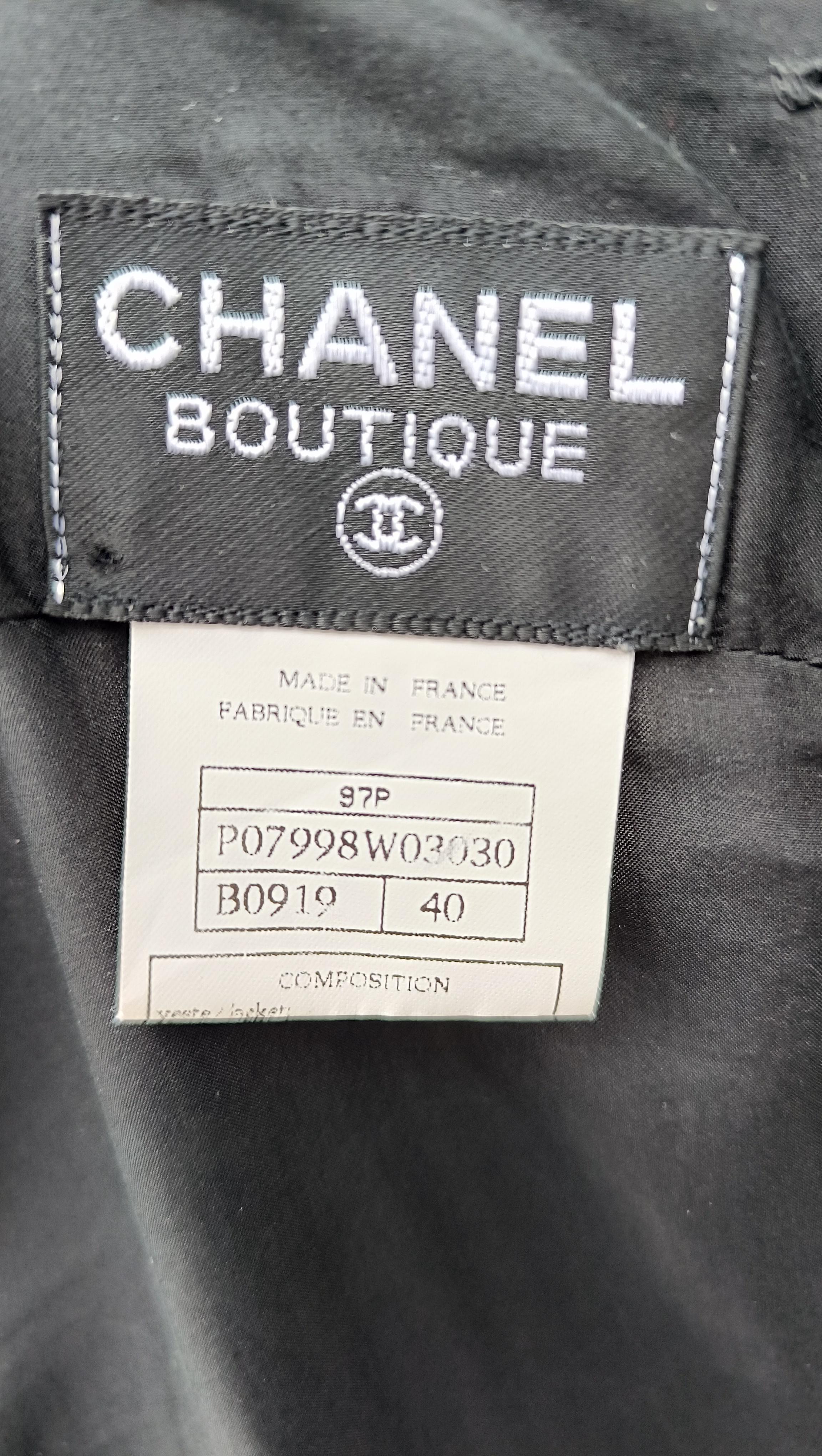 Chanel 97P Spring 1997 Most Wanted Runway Logo Runway Alpha  Coco Print Dress For Sale 9