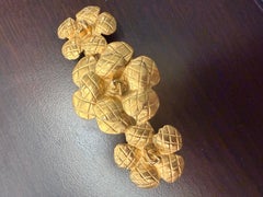 Chanel 98A Camellia Flower Barrette Hair Clip