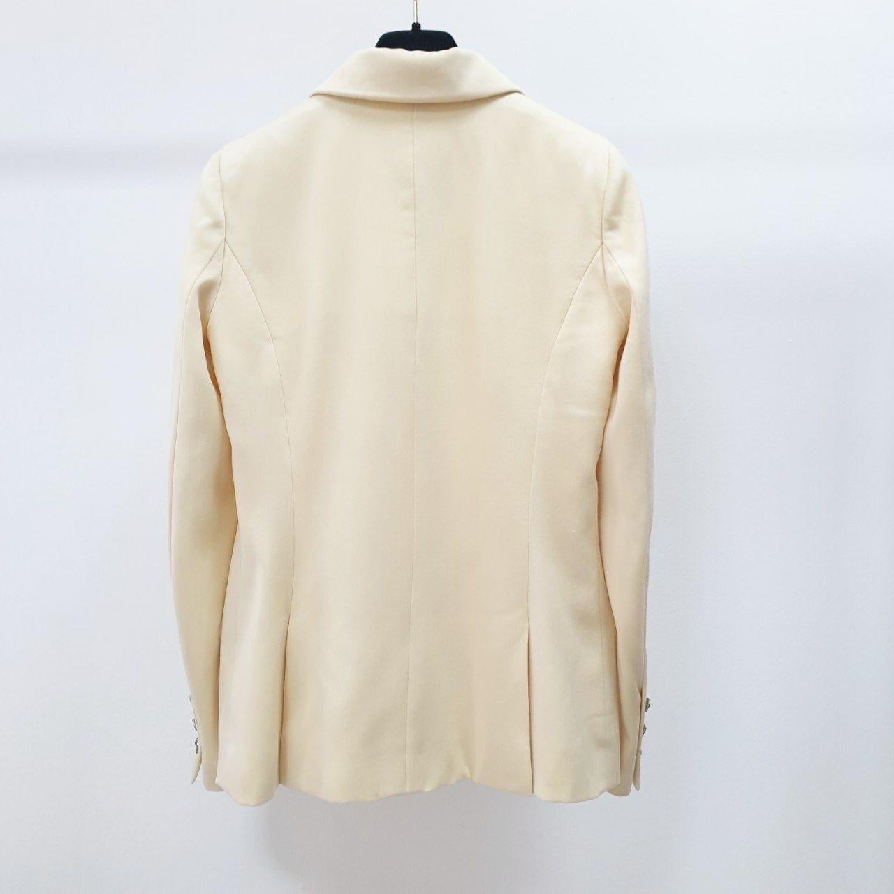 Donna Giacca Chanel 98A CC Logo Bottoni Sz. 38 in vendita