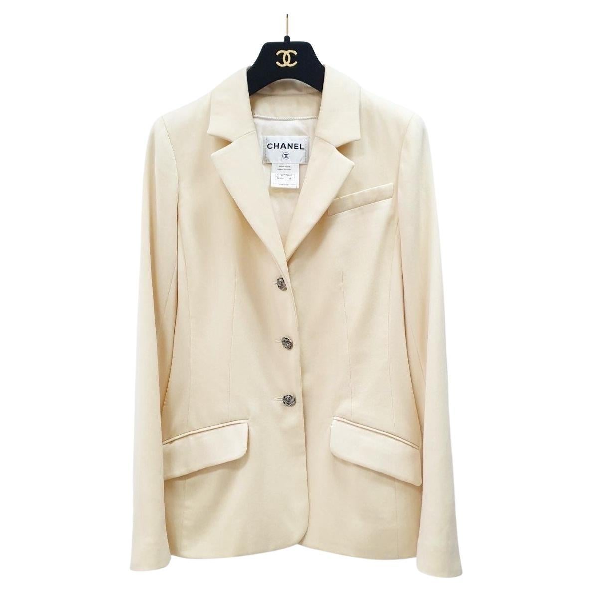 Giacca Chanel 98A CC Logo Bottoni Sz. 38 in vendita