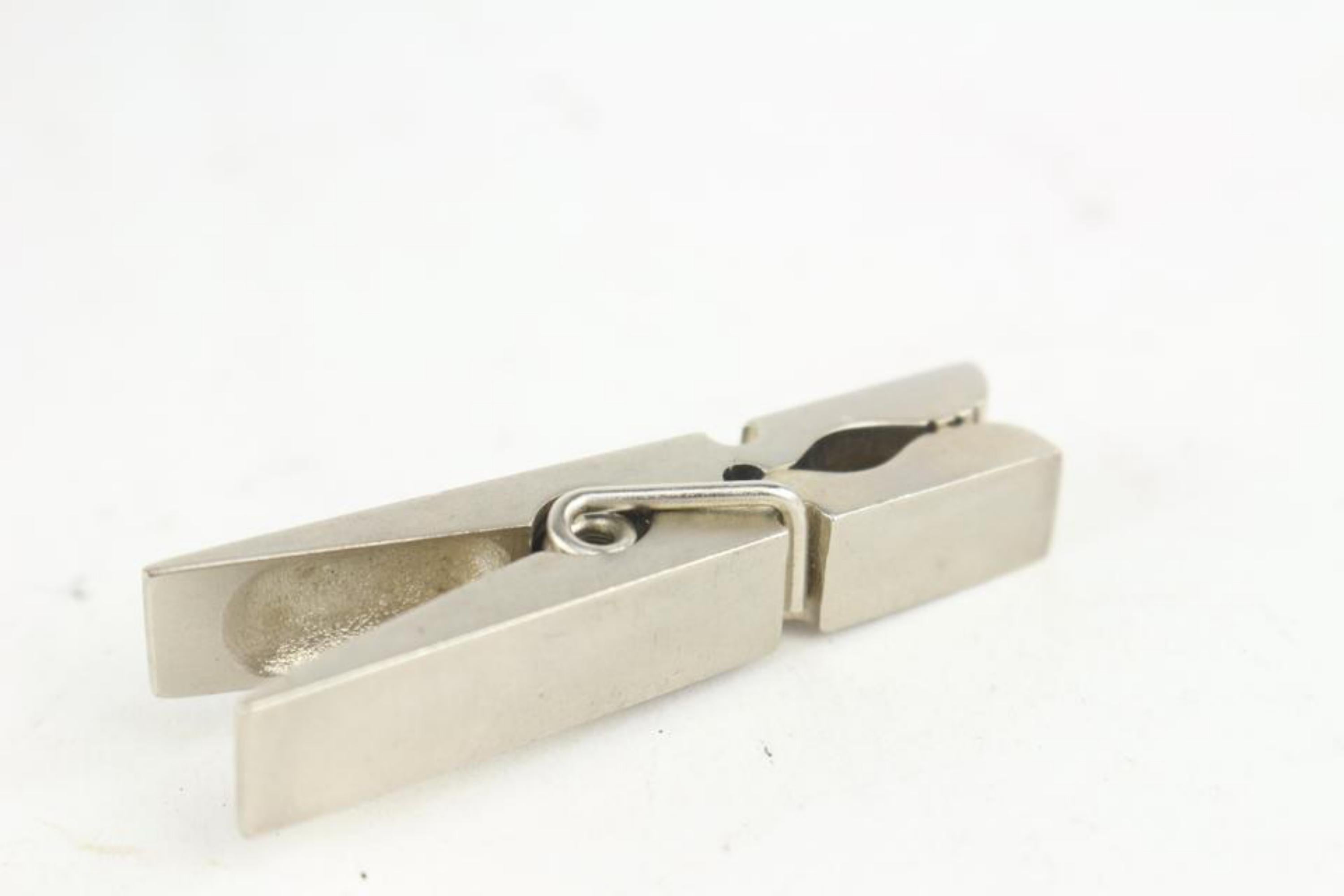 Chanel 98A Clothes Pin Brooch Clip 1014c17 For Sale 4