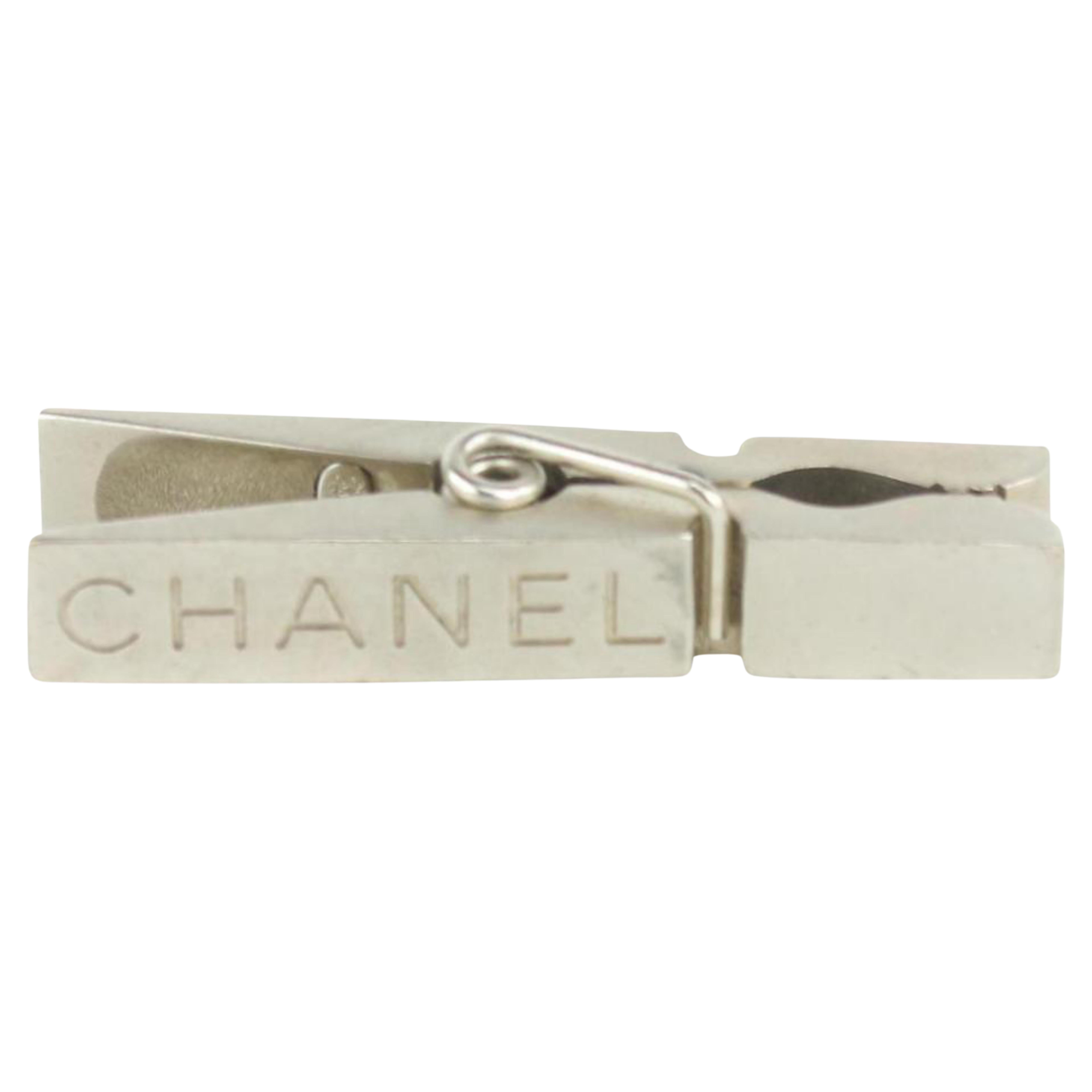 Chanel 98A Clothes Pin Brooch Clip 1014c17 For Sale