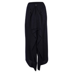 Chanel 98A Long Straight Skirt Beautifully Draped Rear 36 / 4