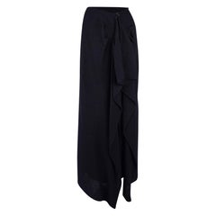 Chanel 98A Long Straight Skirt Beautifully Draped Rear 36 / 4