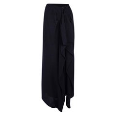 Vintage Chanel 98A Long Straight Skirt Beautifully Draped Rear 36 / 4