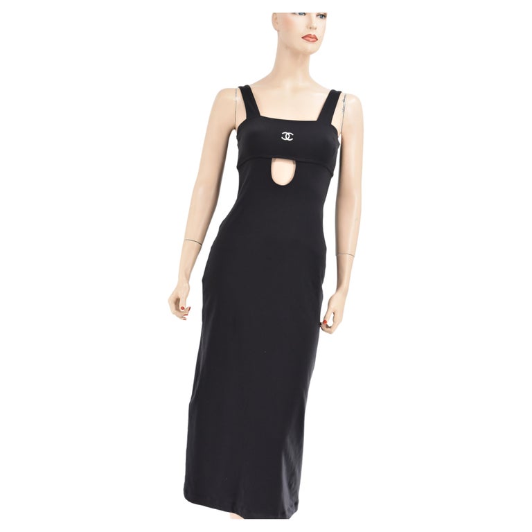 white christmas dresses Women's Dhotra Asymmetric Side Slit Chanel Midi Dress S/M/L White Mean Blvd M / White main image 0