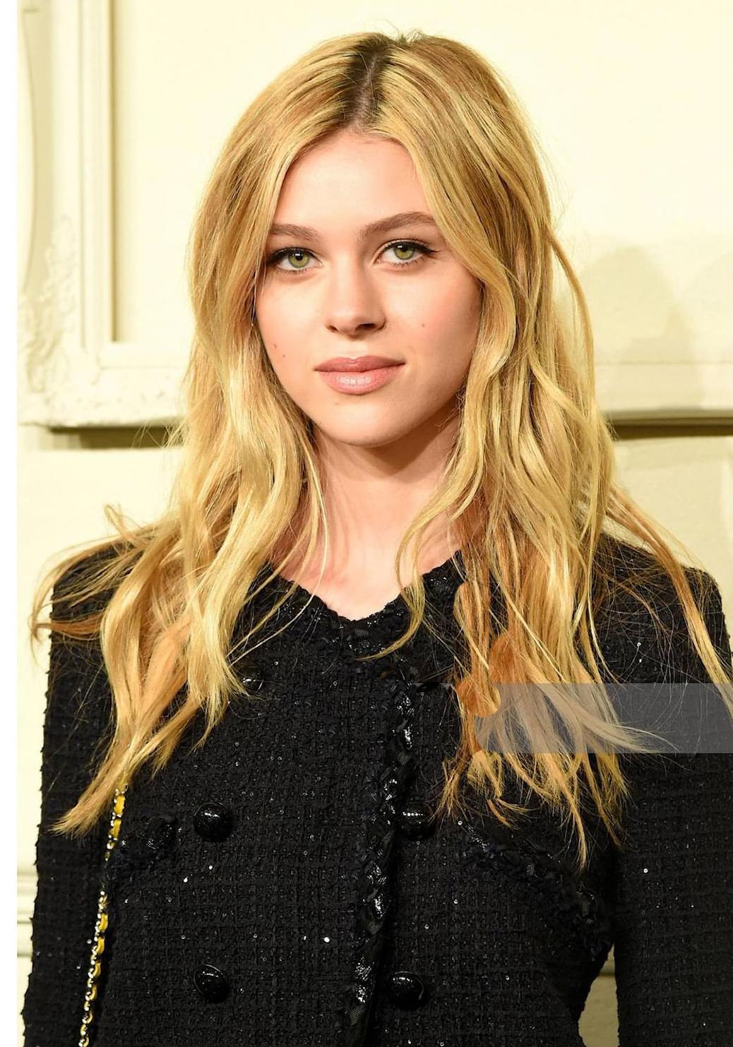 Absolutely stunning Chanel black lesage tweed jacket hand embellished with littlest sequins. 
As seen on Nicola Peltz! Boutique price over 9,000$!
- CC logo buttons at front and cuffs. 
Size mark 50 fr. Condition is pristine