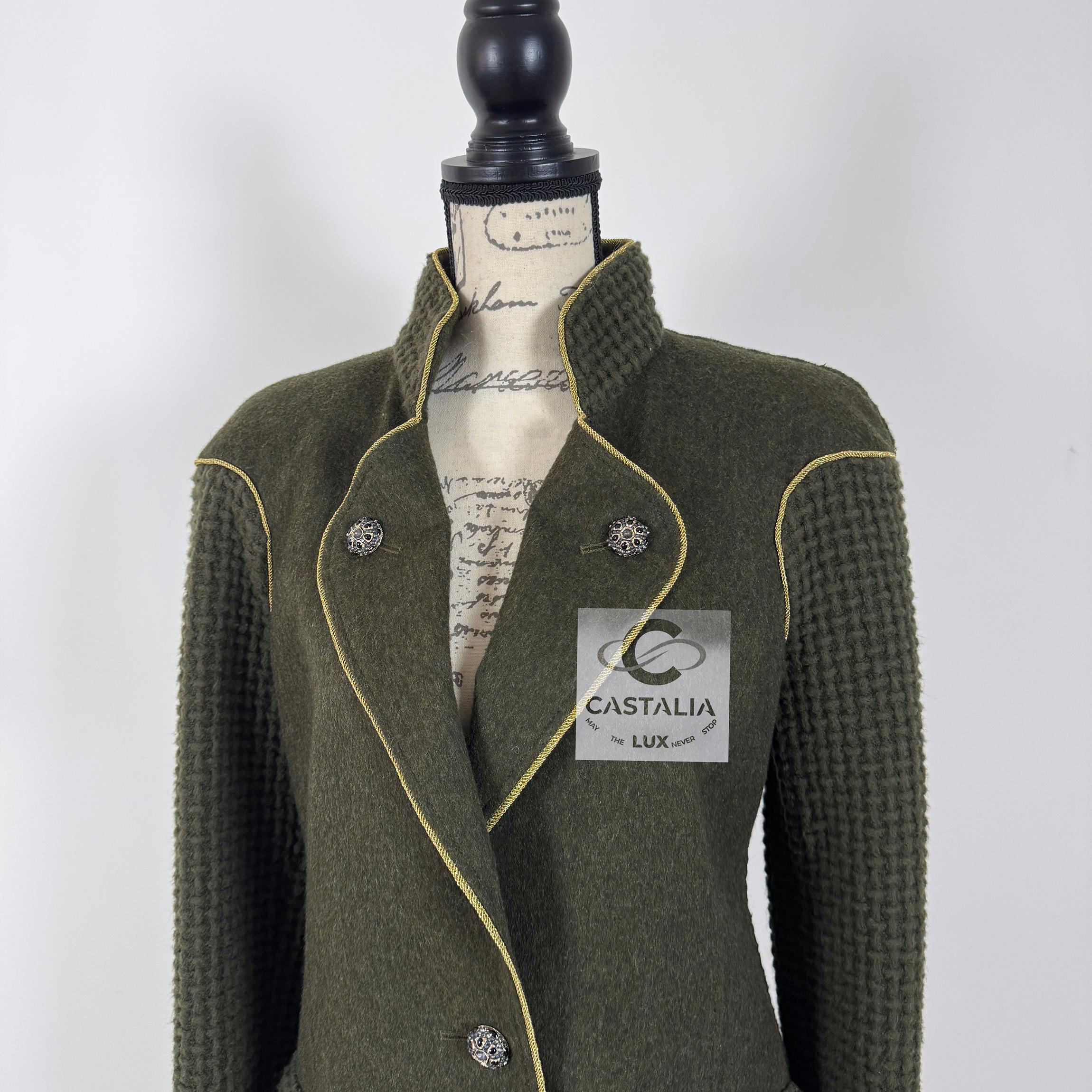Chanel 9K$ Chris Jenner Style Runway Tweed Jacket 42 FR 9