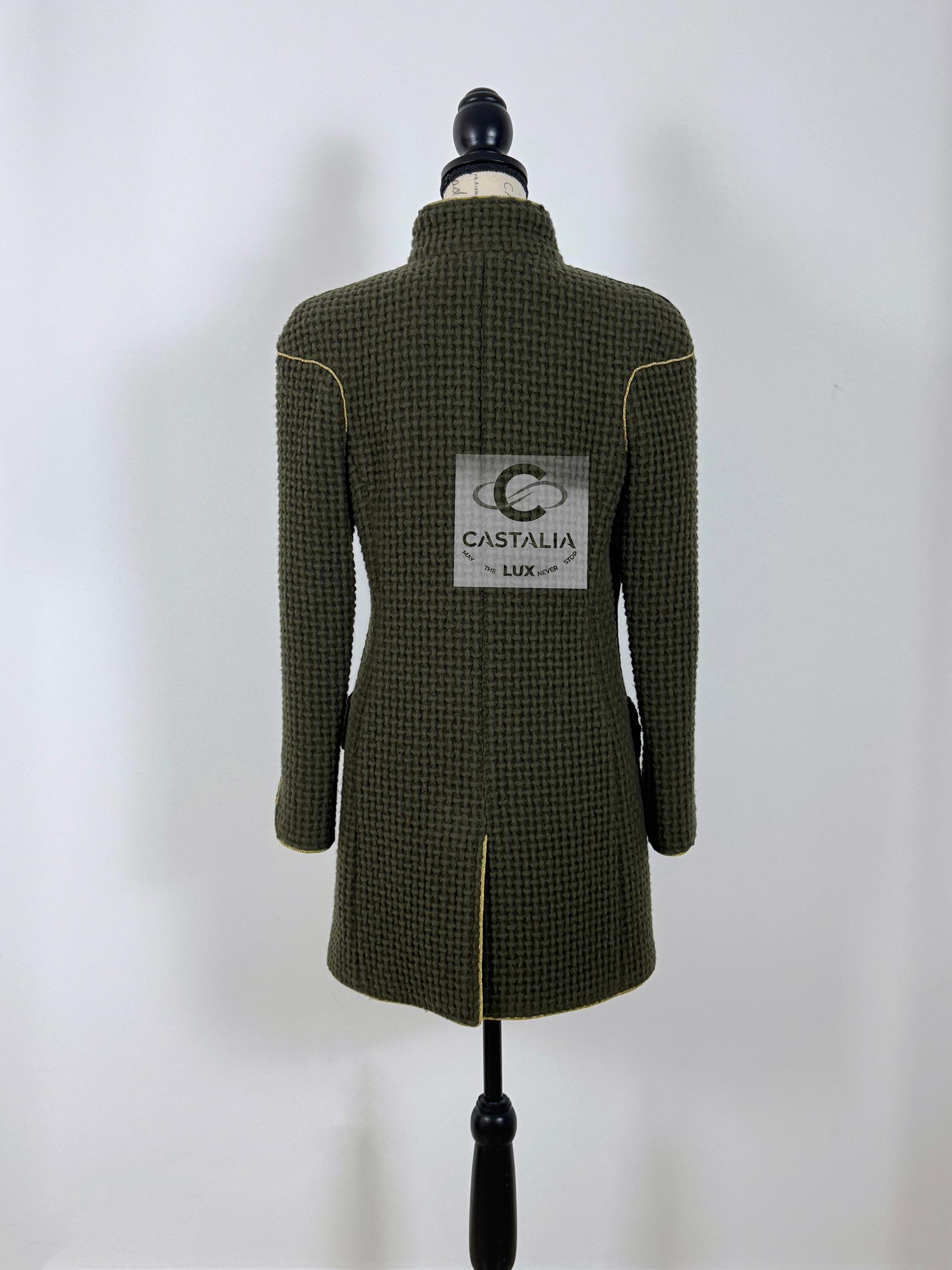 Chanel 9K$ Chris Jenner Style Runway Tweed Jacket 42 FR 12