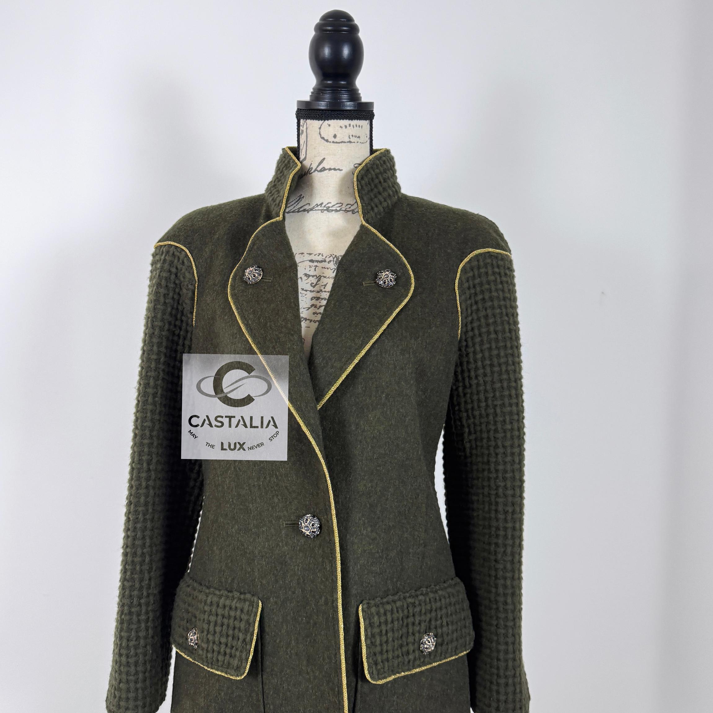 Chanel 9K$ Chris Jenner Style Runway Tweed Jacket 42 FR 2