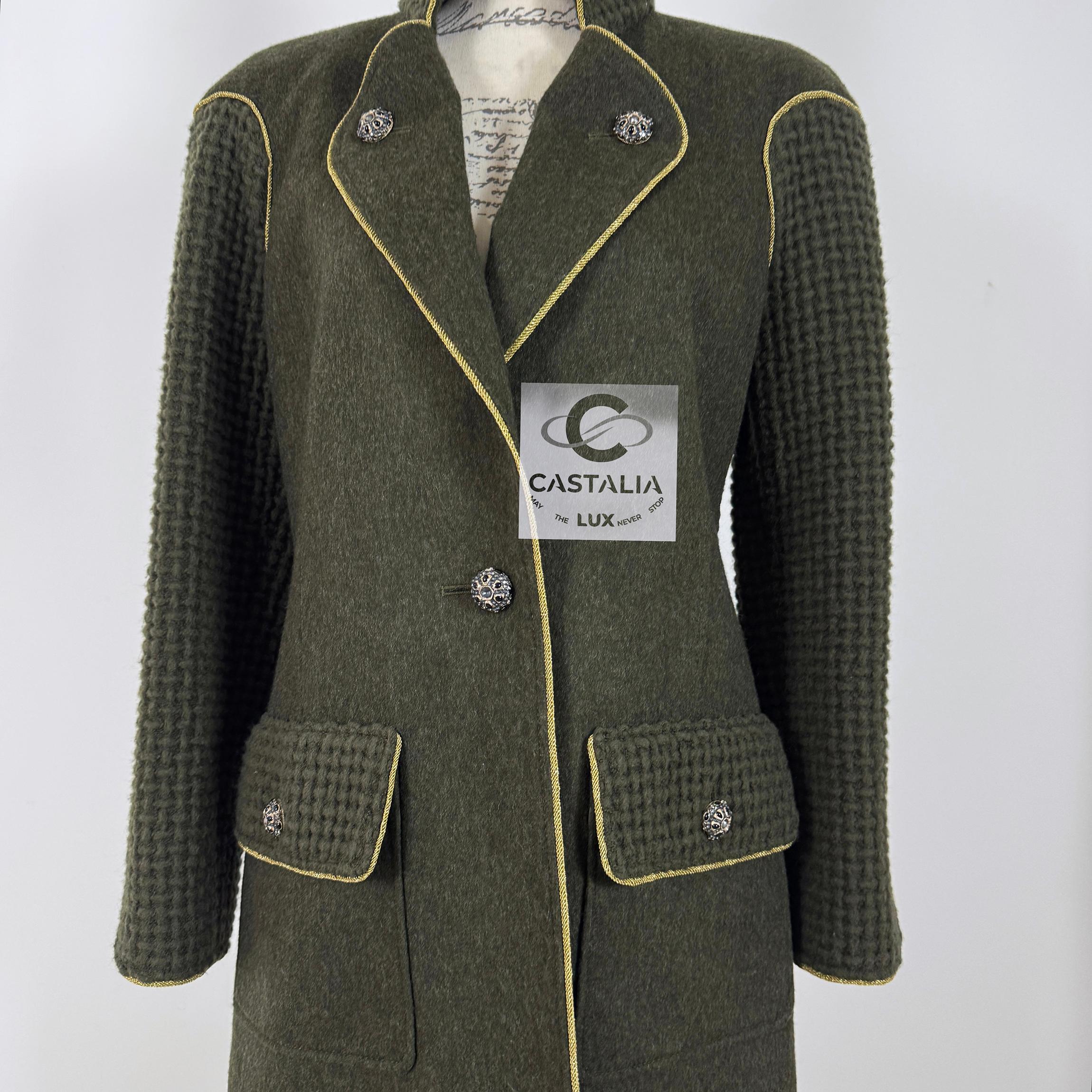 Chanel 9K$ Chris Jenner Style Runway Tweed Jacket 42 FR 3