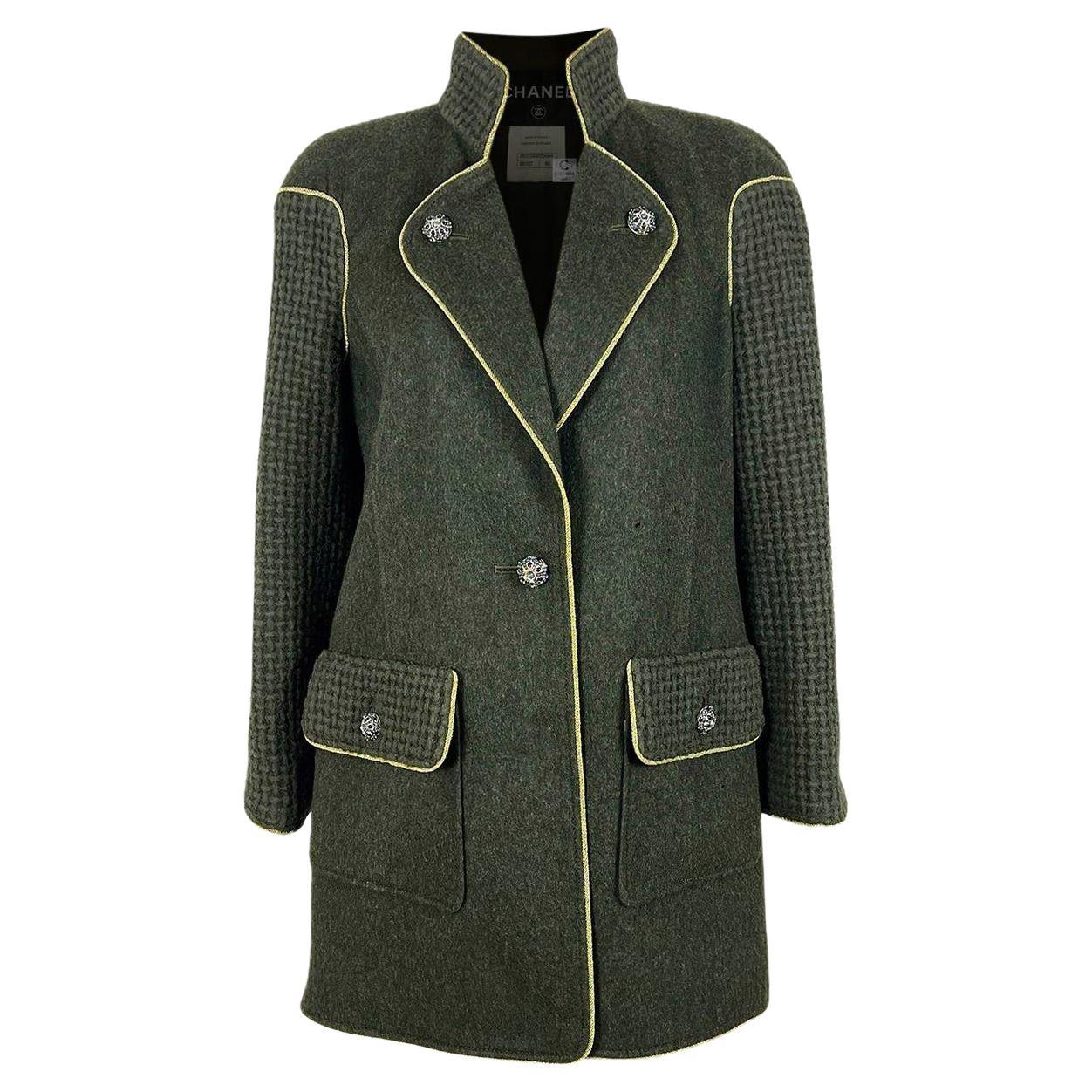 Chanel 9K$ Chris Jenner Style Runway Tweed Jacket 42 FR