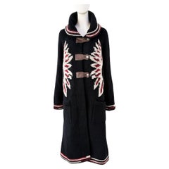 Chanel 9K$ Collectors Paris / Dallas Runway Cashmere Coat 36 FR