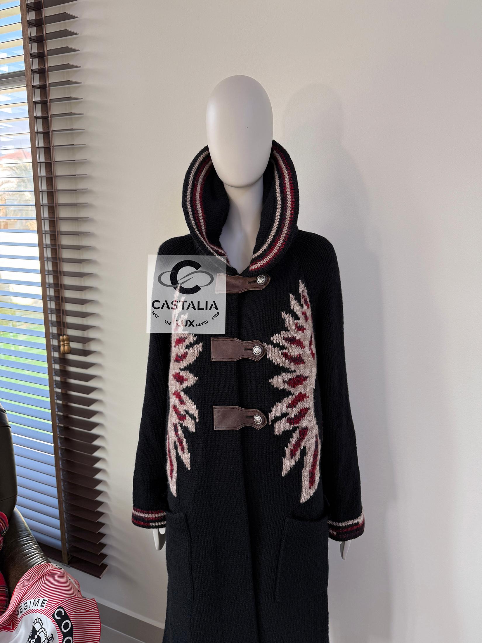 Chanel 9K$ Coleccionistas París / Dallas Pasarela Abrigo Cachemira 38 FR en venta 6