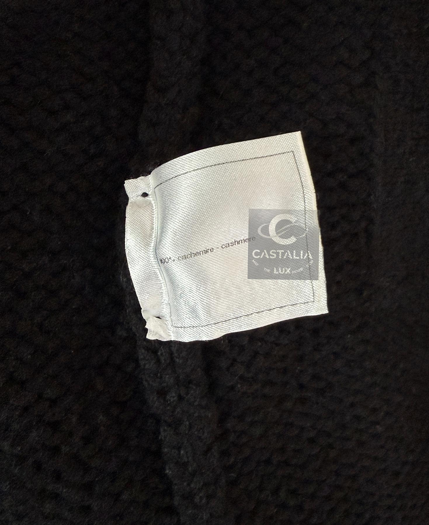 Chanel 9K$ Coleccionistas París / Dallas Pasarela Abrigo Cachemira 38 FR en venta 8
