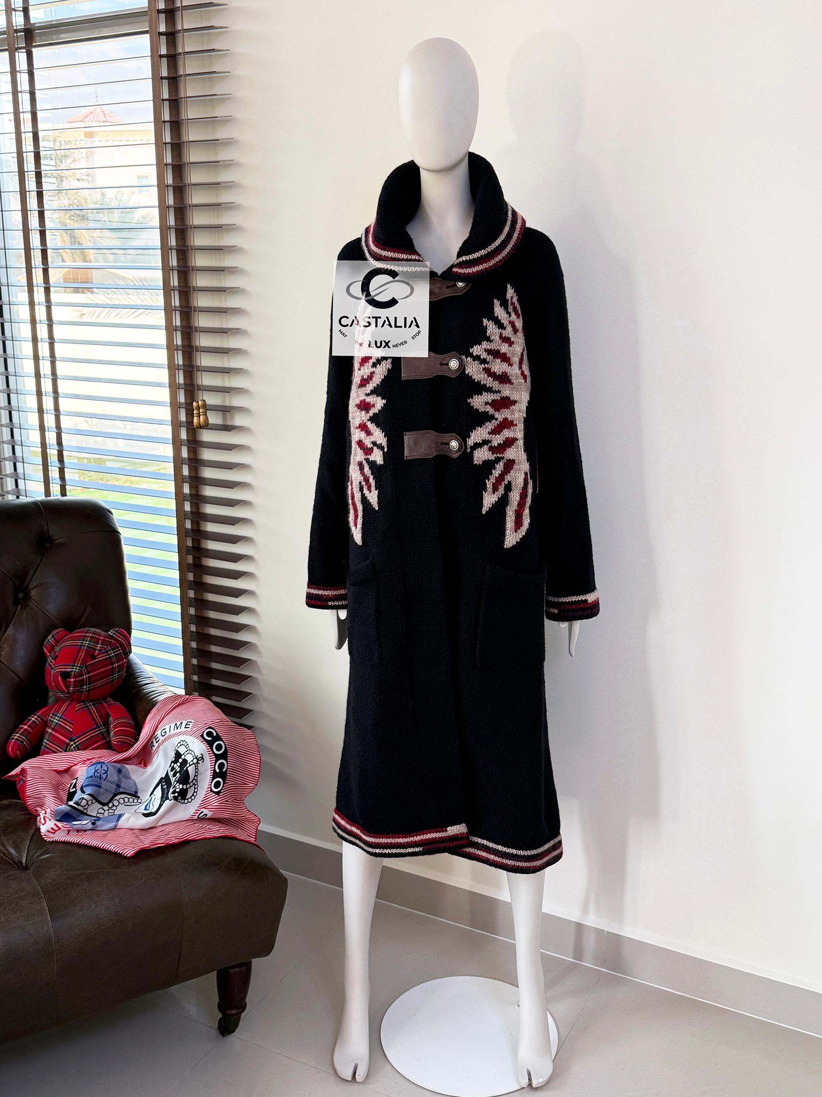 Chanel 9K$ Coleccionistas París / Dallas Pasarela Abrigo Cachemira 38 FR en Excelente estado para la venta en Dubai, AE
