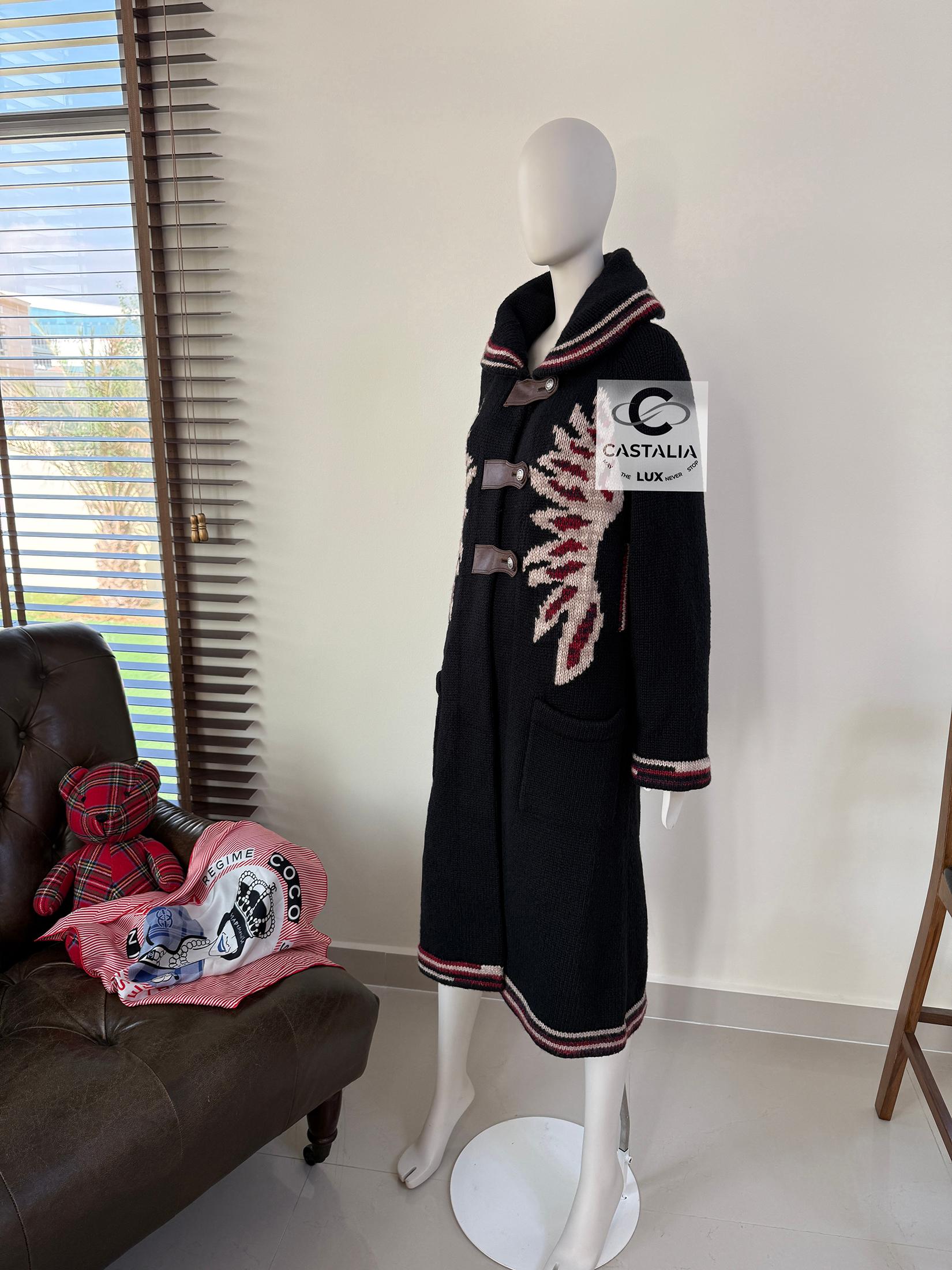 Chanel 9K$ Coleccionistas París / Dallas Pasarela Abrigo Cachemira 38 FR en venta 2