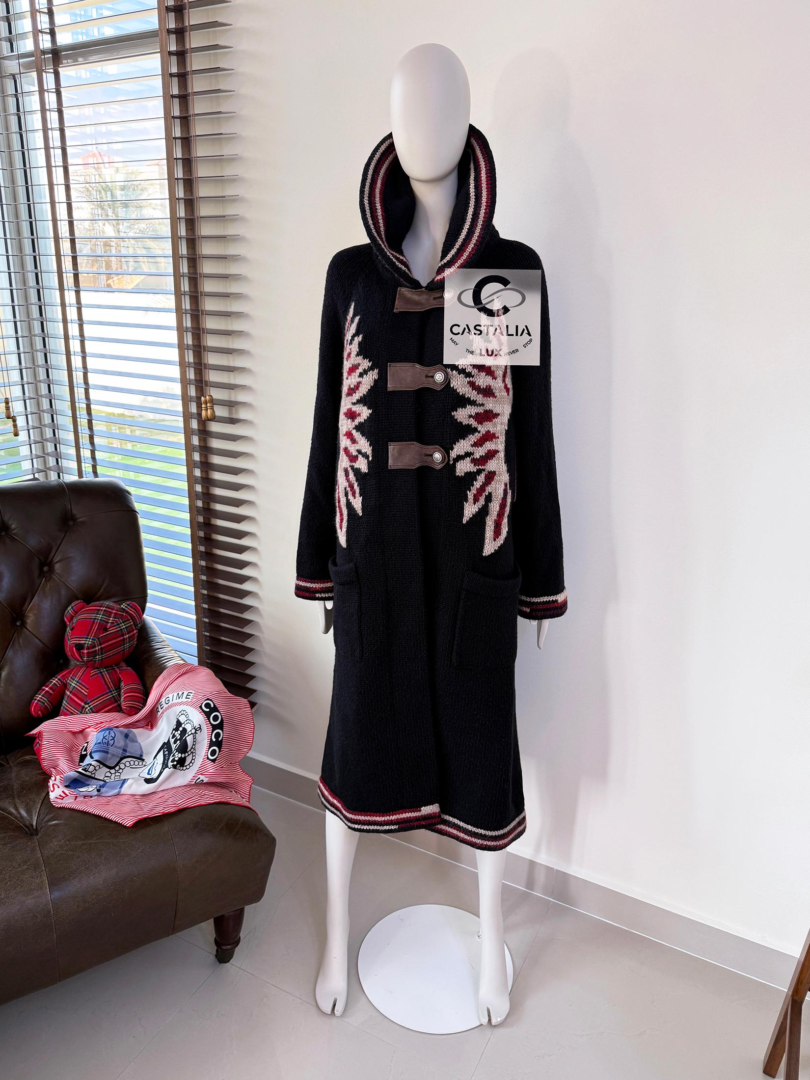 Chanel 9K$ Coleccionistas París / Dallas Pasarela Abrigo Cachemira 38 FR en venta 3