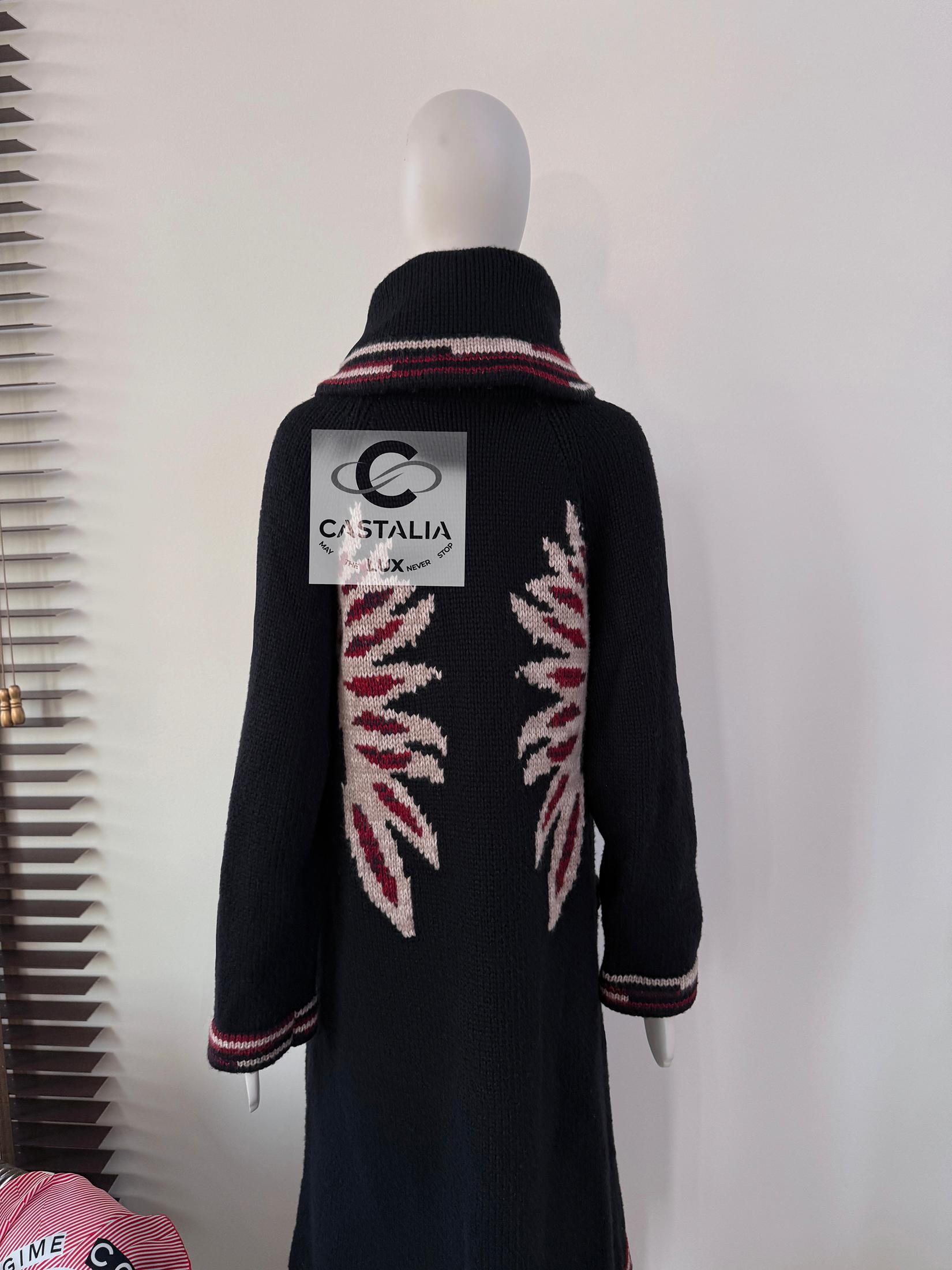 Chanel 9K$ Coleccionistas París / Dallas Pasarela Abrigo Cachemira 38 FR en venta 4