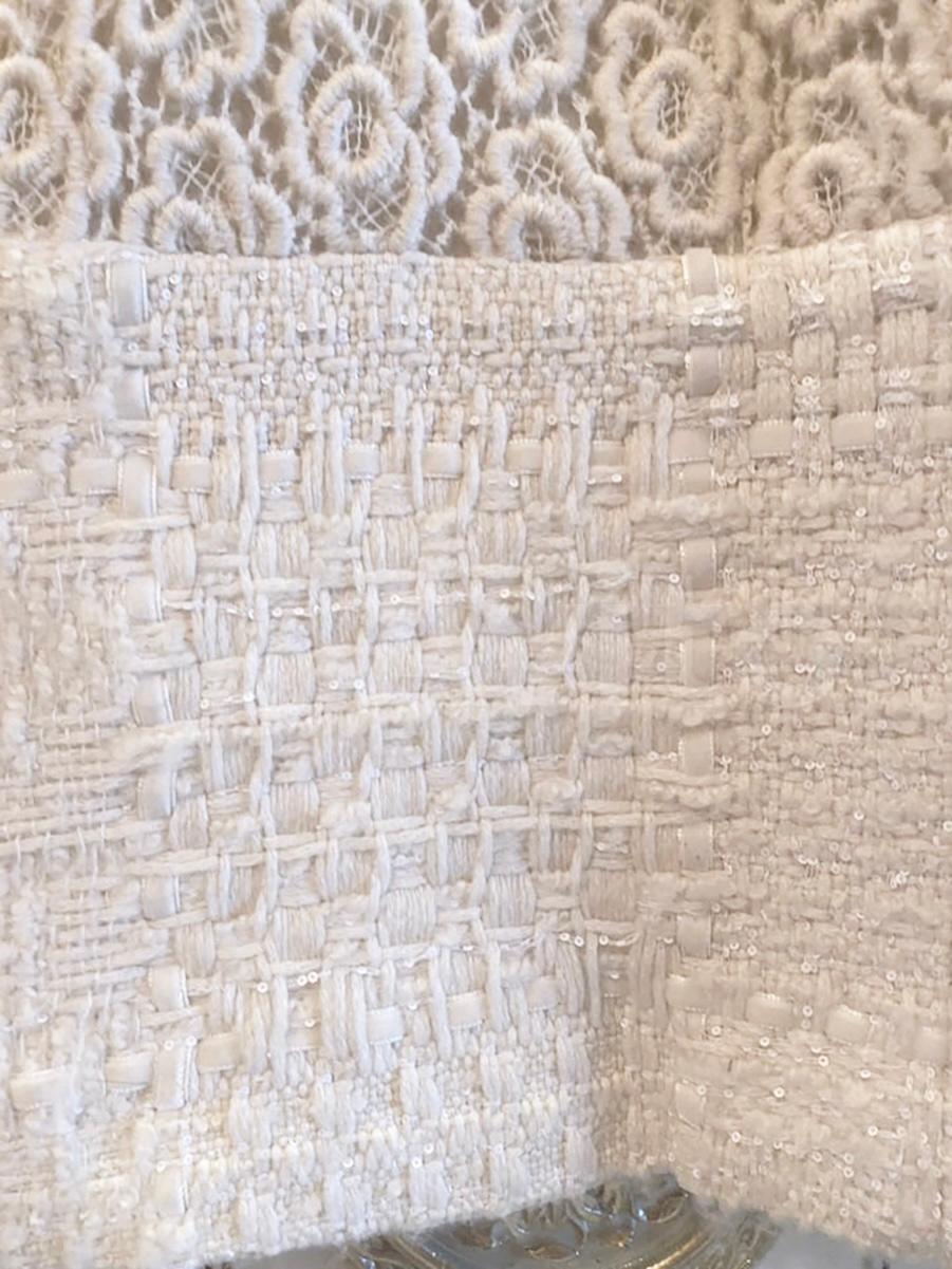 Chanel 9K$ Lesage Tweed- und Stickerei-Kleid aus Tweed im Angebot 5