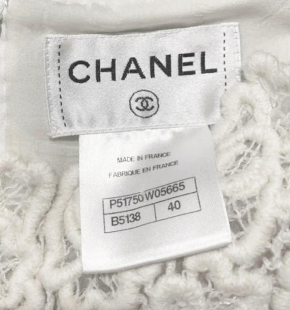 Chanel 9K$ Lesage Tweed- und Stickerei-Kleid aus Tweed im Angebot 8