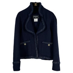 Chanel 9K$ Melania Trump Stil Tweed-Jacke