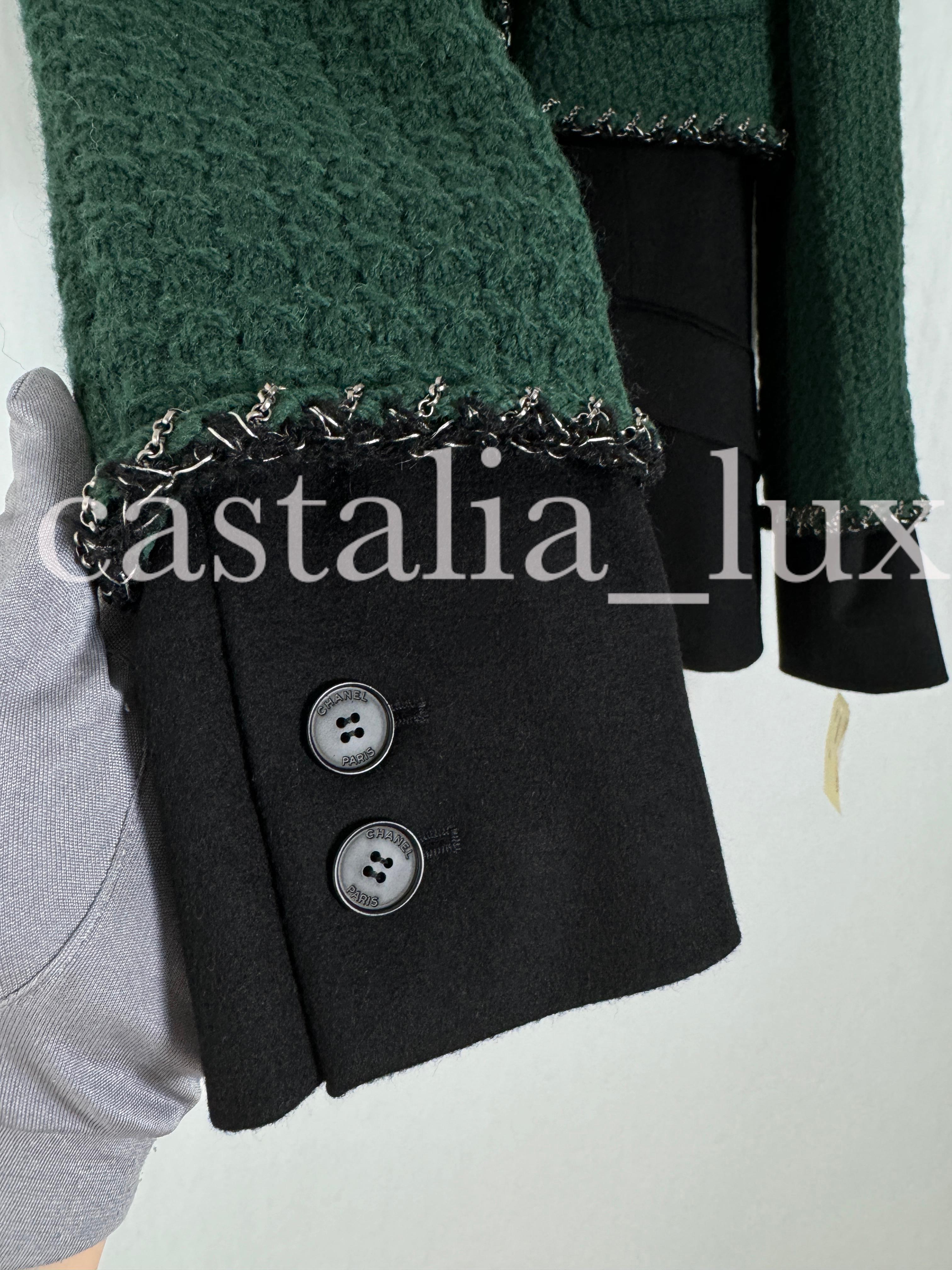 Chanel 9K$ New Chain Trim Jacket with Jewel Buttons 7