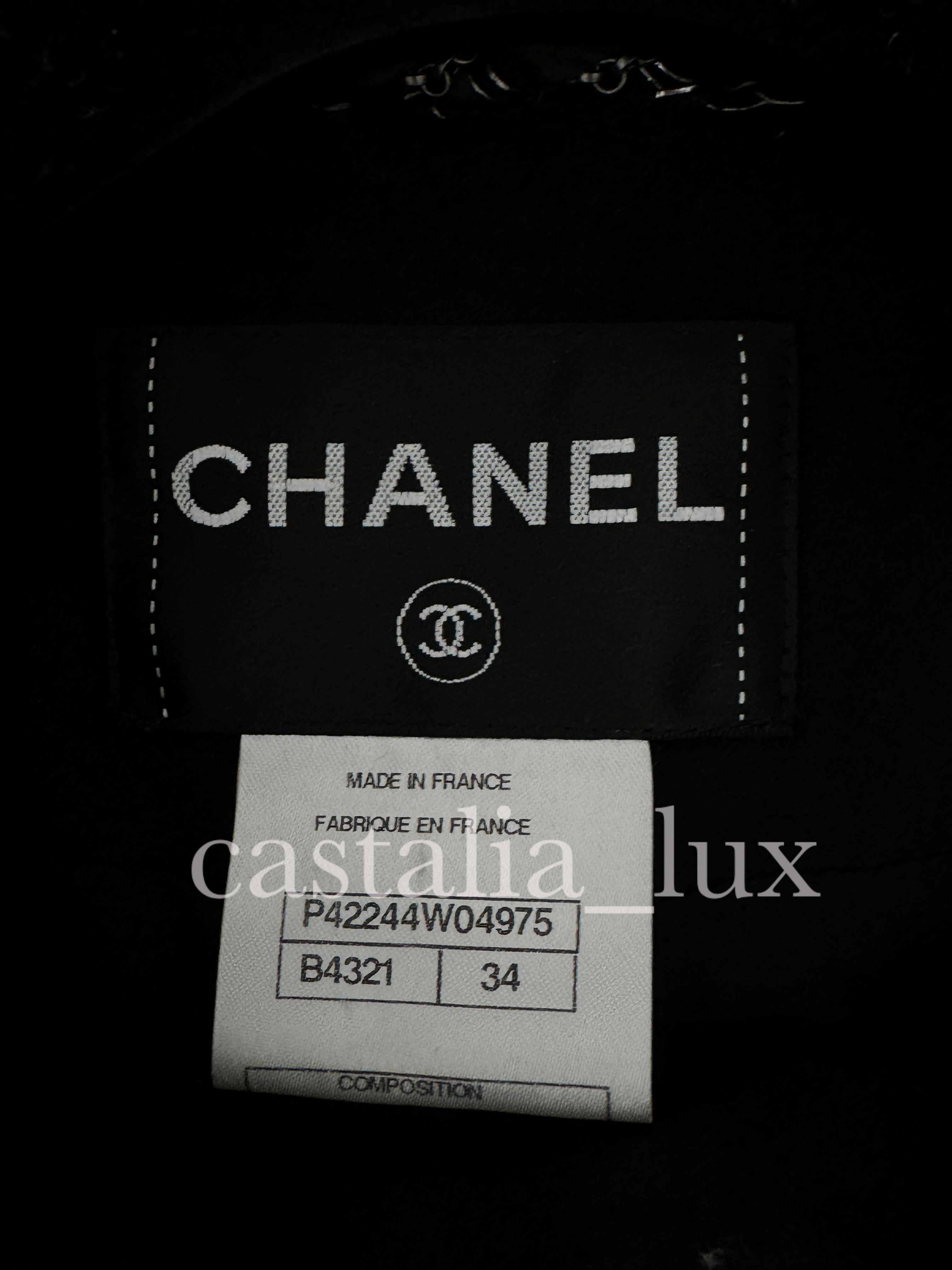 Chanel 9K$ New Chain Trim Jacket with Jewel Buttons 11