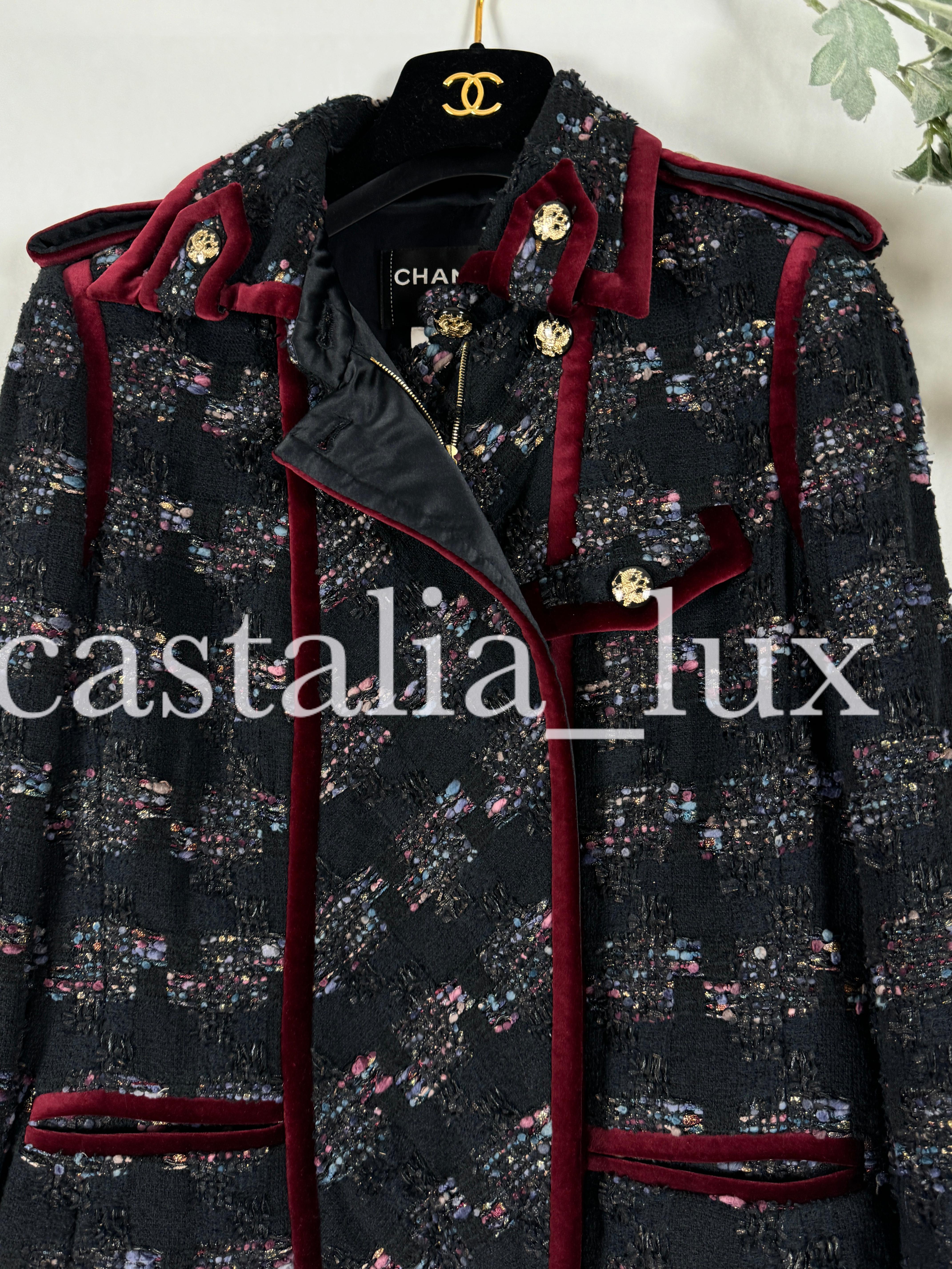 Chanel 9K$ New Extremely Rare Black Tweed Jacket 2