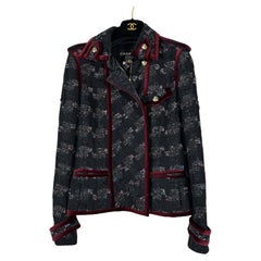 Chanel 9K$ New Extremely Rare Black Tweed Jacket 
